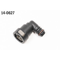 Radium 16mm SAE Female to 90° 5/8in Barb Fitting