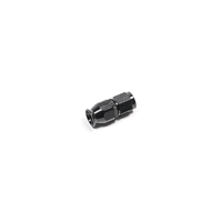 Radium 6AN PTFE Hose End Black Straight