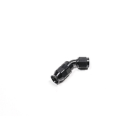 Radium 6AN PTFE Hose End Black 45 Degree