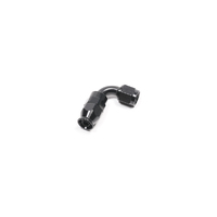 Radium 6AN PTFE Hose End Black 90 Degree