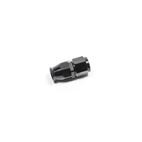 Radium 8AN PTFE Hose End Black Straight