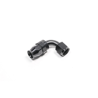 Radium 8AN PTFE Hose End Black 90 Degree