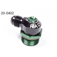 Radium V1 10AN ORB to 6AN Male Flare Swivel Banjo Fitting