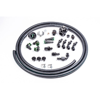 Radium Fuel Rail Plumbing kit w/Fuel Reg and Fuel Gauge - Subaru WRX 01-14/STI 01-21