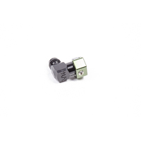 Radium 5/16" SAE Female EFI Quick Connect to 6AN Male 90 Degree Low Profile Fitting