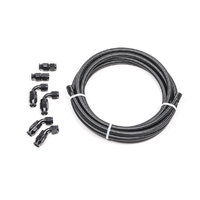 Radium 6AN Universal DIY PTFE Hose Kit Black