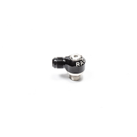 Radium V2 6AN ORB to 6AN Male Flare Low Profile Swivel Banjo Fitting