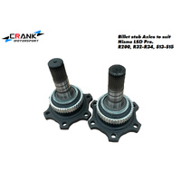 Crank Motorsport -  NISSAN Skyline R32 / R33 / R34 GT-R R200 Billet  Half Shafts  31 Splines. Rated 2200 HP. 