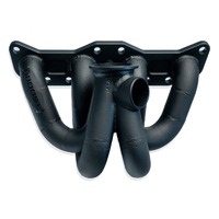 6 Boost Turbo Manifold CA18 V-BAND(GARRETT GTX28 Small Flange)/45 Single 45mm Wastegate Port