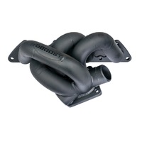 6 Boost Turbo Manifold MITSUBISHI 4G63 EVO 4-9 Low Mount T4/2x40 'DIVIDED ENTRY' Twin 40mm Wastegate Port (Garrett/Pulsar G40) -  Large Runner