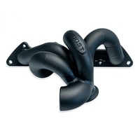 6 Boost Turbo Manifold MITSUBISHI 4G63 EVO 4-9 Low Mount V-BAND(GARRETT GTX28 Small Flange)/45 Single 45mm Wastegate Port