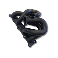6 Boost Turbo Manifold MITSUBISHI 4B11 EVO X V-BAND(GARRETT GTX28 Small Flange)/50 Single 50mm Wastegate Port