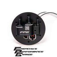 FPG Nissan Skyline Silvia 200SX/S14/S15 R33/R34 Pulsar GTiR Fuel Tank Billet Hat Kit Single Pump 