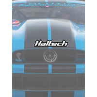 Haltech Logo Sticker Black and White