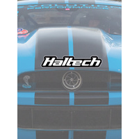 Haltech Logo Sticker Black and White