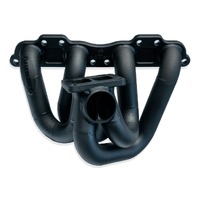 6 Boost Turbo Manifold SR20 T4/2x40 'DIVIDED ENTRY' Twin 40mm Wastegate Ports - Large Runner (G42)