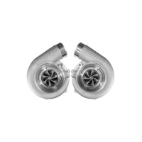 Mirror Twin Turbo Package - TS-1-6870B V-Band 0.96AR Oil Cooled Turbos