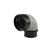 LockSleeve Turbo Adapter Compressor Outlet 2.50" to 90 Elbow Hose Barb 2.50"
