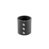 Silicon Hose Straight 60mm x 75mm BLACK