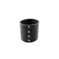 Silicon Hose Straight 3.25" x 90mm BLACK