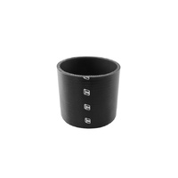 Silicon Hose Straight 3.50" x 90mm BLACK
