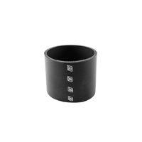 Silicon Hose Straight 3.75"x 90mm BLACK