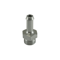 Fitting 8mm / 5/16" Hose End to -6 AN ORB Male Straight - Silver