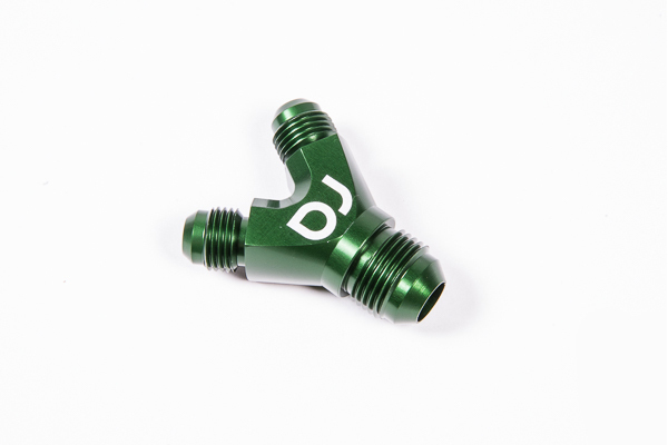 Radium 8AN to 2 x 6AN Y Adaptor Block Fitting