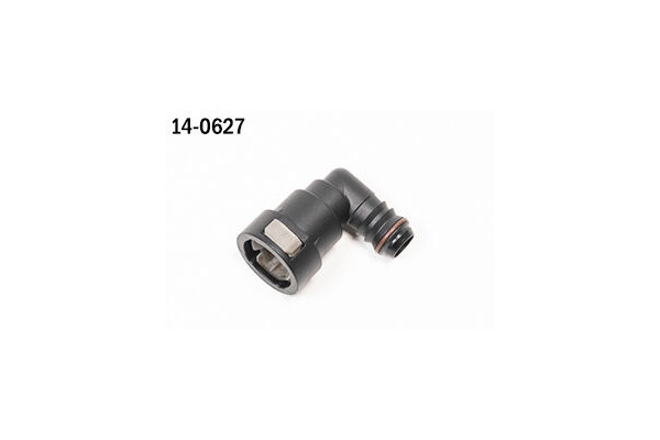 Radium 16mm SAE Female to 90° 5/8in Barb Fitting