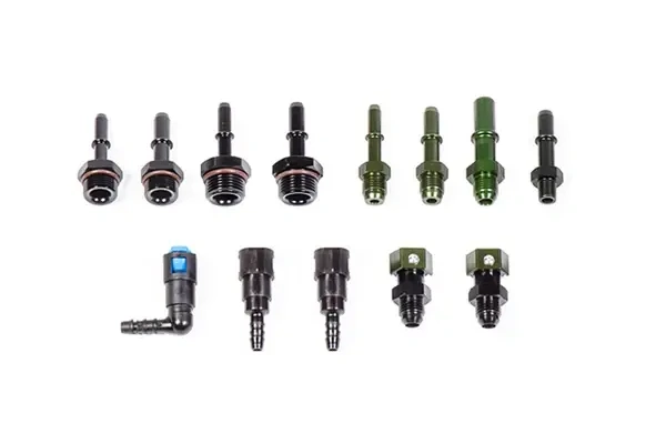 Radium AN Male Flare to Hose Barb Fitting