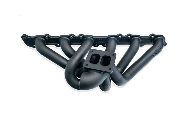 6 Boost Turbo Manifold 1FZ-FE T3/2x40 'DIVIDED ENTRY' Twin 40mm Wastegate Ports