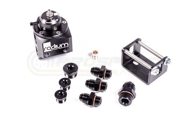 Radium Multi-Pump Fuel Pressure Regulator - Black Top