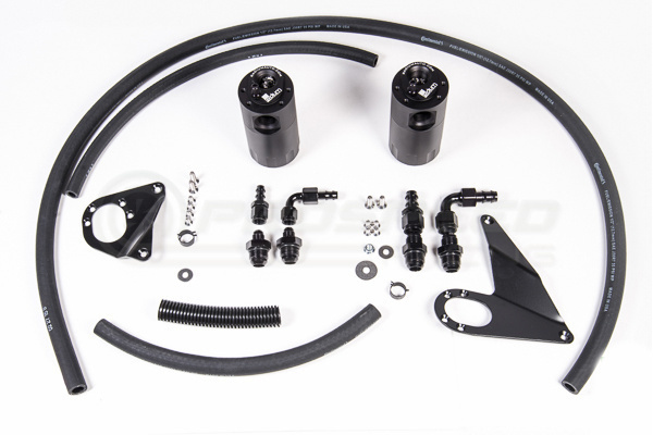 Radium Dual Catch Can Kit - Mitsubishi Evo X (Metal Valve Cover)