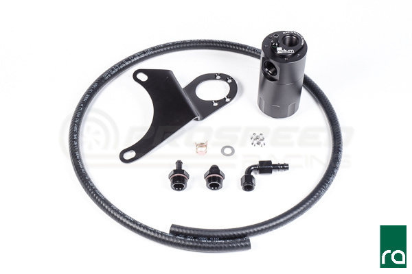 Radium Single Catch Can Kit, Crankcase, LH - Mitsubishi Evo 7-9