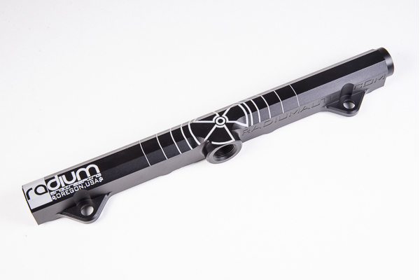 Radium Black Fuel Rail kit suit Mitsubishi EVO Lancer 4-9 with no Hose