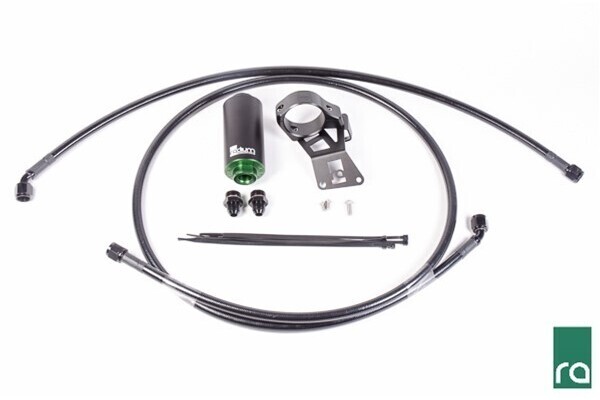 Radium Fuel Feed Line Kit w/Cellulose Filter - Mitsubishi Evo X