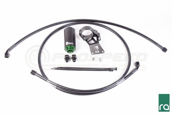 Radium Fuel Feed Line Kit w/Stainless Filter - Mitsubishi Evo X