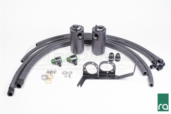 Radium Engineering Dual Catch Can Kit - Subaru WRX VA 15+ (6MT)