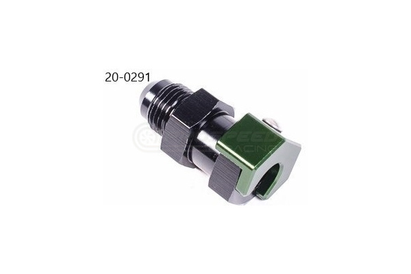 Radium 3/8" SAE Female EFI Quick Connect to 6AN Male Straight Low Profile Fitting