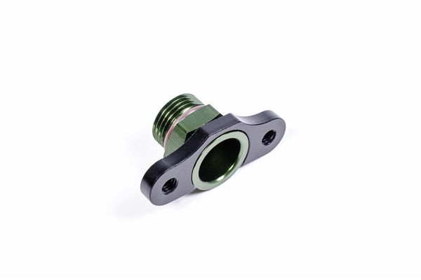 Radium FPR Adaptor 8AN ORB, 16mm Bore, 39mm Spacing, M6 - Mitsubishi Evo 4-9