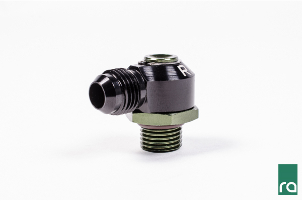 Radium V1 6AN ORB to 6AN Male Flare Swivel Banjo Fitting