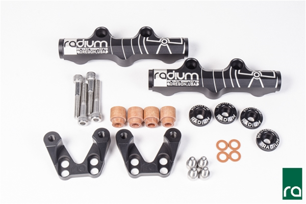 Radium Fuel Rails Side feed to Top Feed Conversion WRX STI 94-00