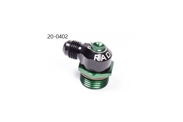 Radium V1 10AN ORB to 6AN Male Flare Swivel Banjo Fitting