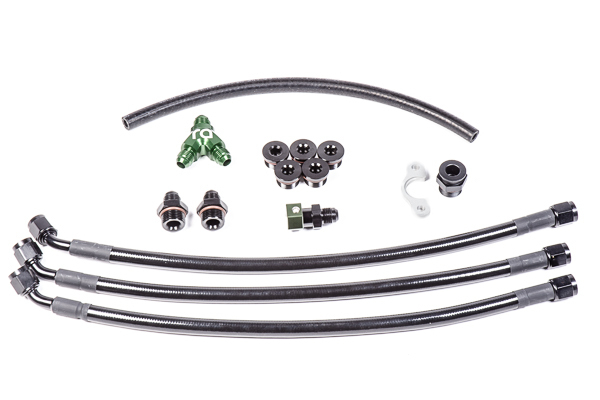 Radium Fuel Rail Plumbing Kit - Nissan 350Z 03-07/Skyline V35 (VQ35DE)