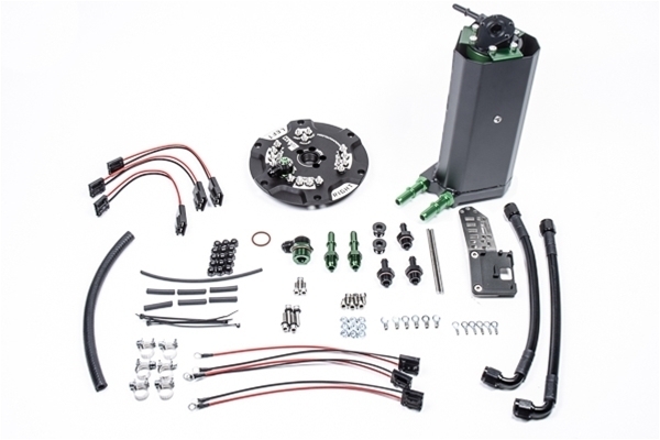 Radium Fuel Pump Hanger Suit AEM 50-1200, w/2 x Pumps - Nissan R35 GT-R