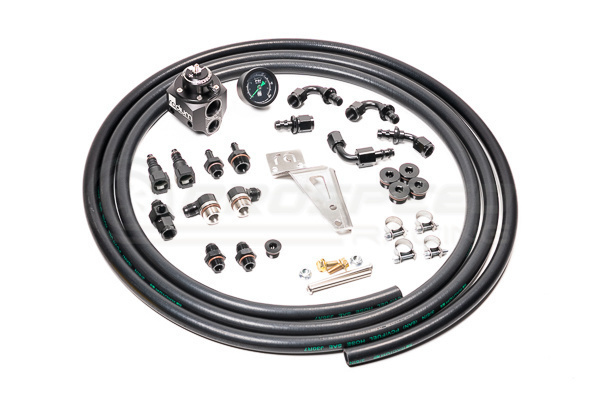 Radium Parallel Fuel Rail Plumbing Kit w/Regulator - Subaru WRX 08-14/STI 08-21/FXT SH/LGT 07-14 (EJ20/EJ25)