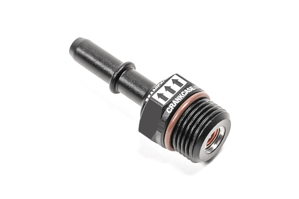 Radium PCV Valve, 10AN ORB to 10mm SAE Male