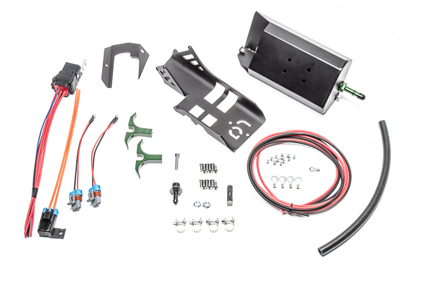 Radium Fuel Hanger Surge Tank Add-On Suit Walbro 460 E85 F90000267/274/285, TI E5LM, No Pumps - Nissan 200SX S14, S15/Skyline R33, R34