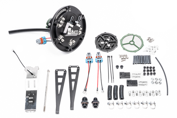 Radium Fuel Pump Hanger Suit Walbro 460 E85, w/1 x F90000274 - Nissan 180 SX, Silvia S13/Skyline R32 GTS, GTS-T