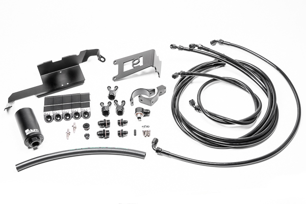 Radium Fuel Hanger Feed Kit w/Microglass Filter - Nissan GT-R R35